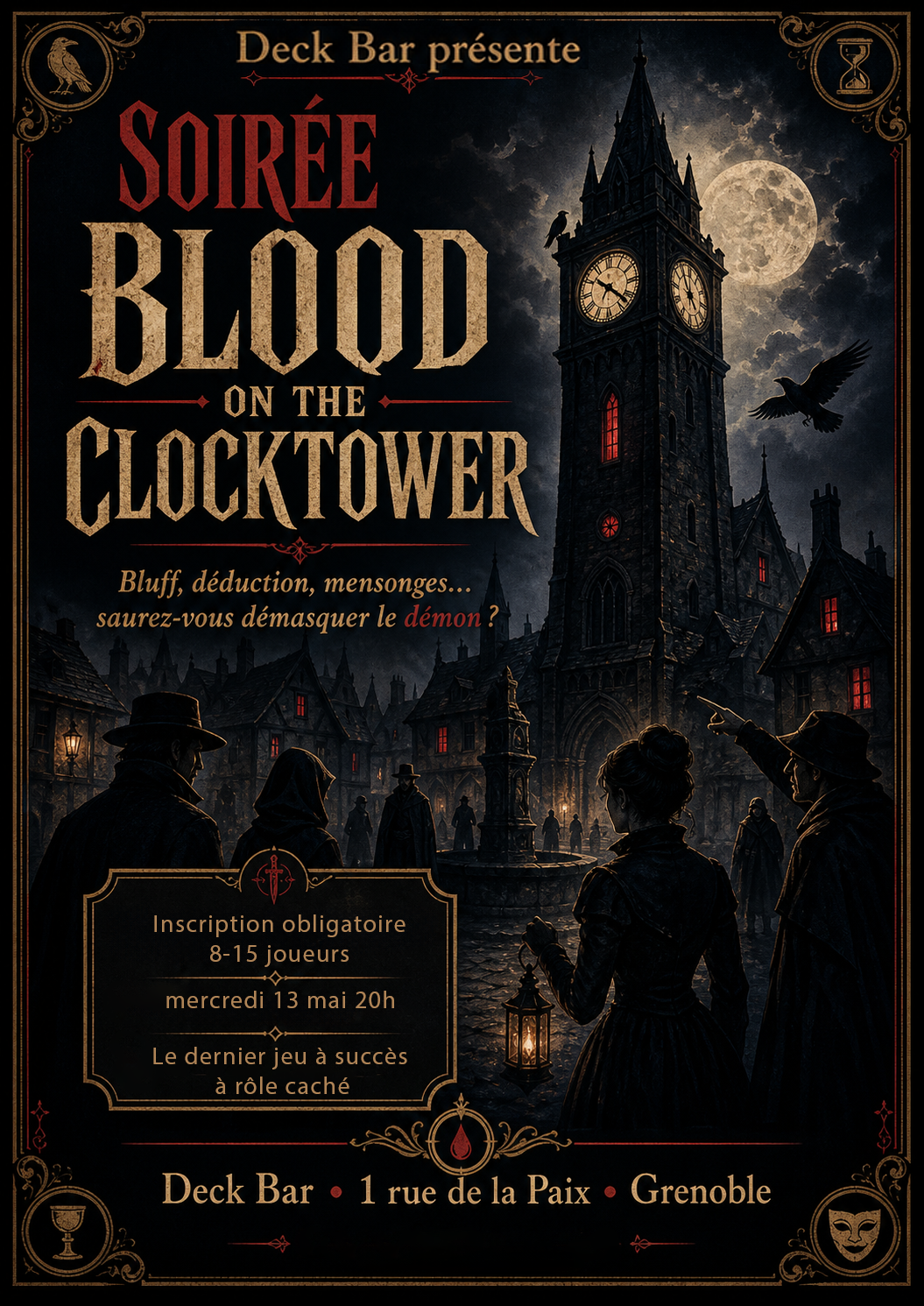 Soirée Blood on the Clocktower
